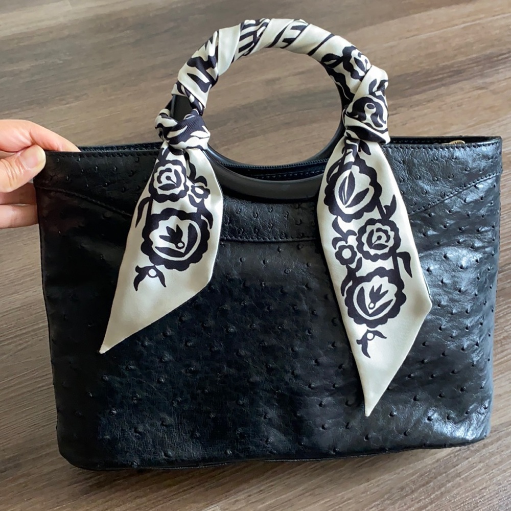 Suarez Ostrich tote bag